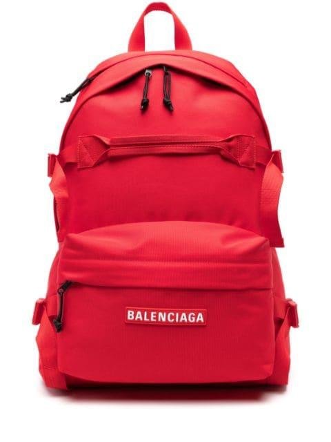 zipped canvas ski backpack by BALENCIAGA