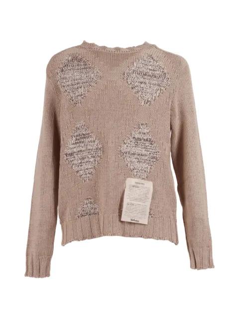 Raw Diamond intarsia-knit sweater by BALLANTYNE