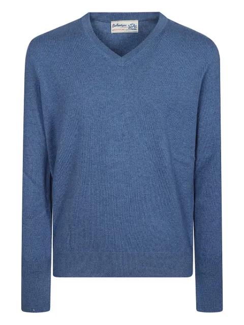 V-neck cashmere sweater by BALLANTYNE
