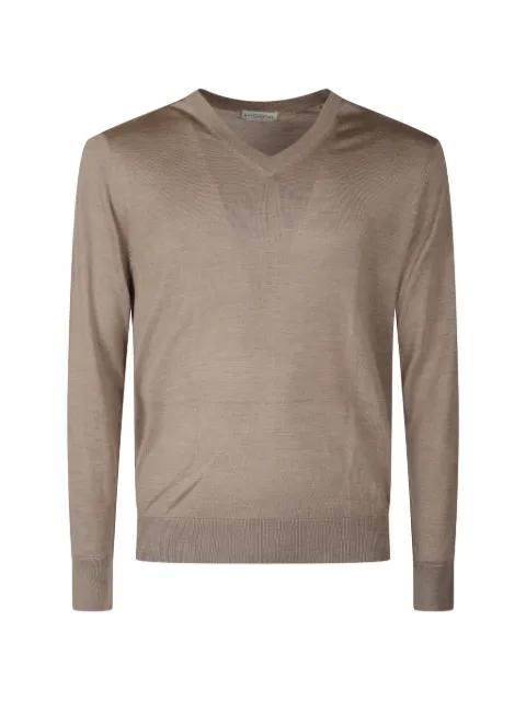 V-neck knitted sweater by BALLANTYNE