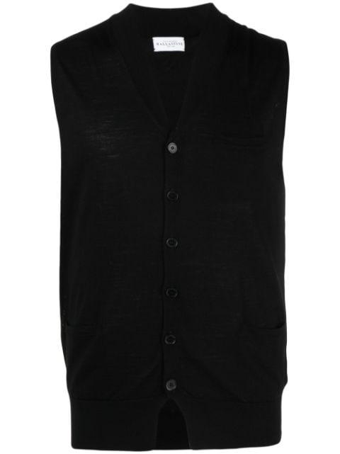 V-neck wool vest by BALLANTYNE