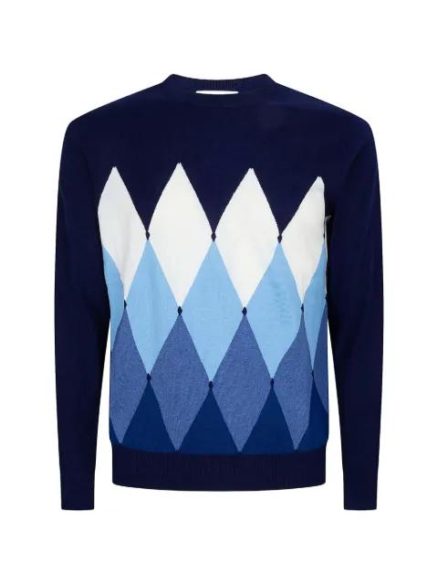 argyle crew-neck sweater by BALLANTYNE