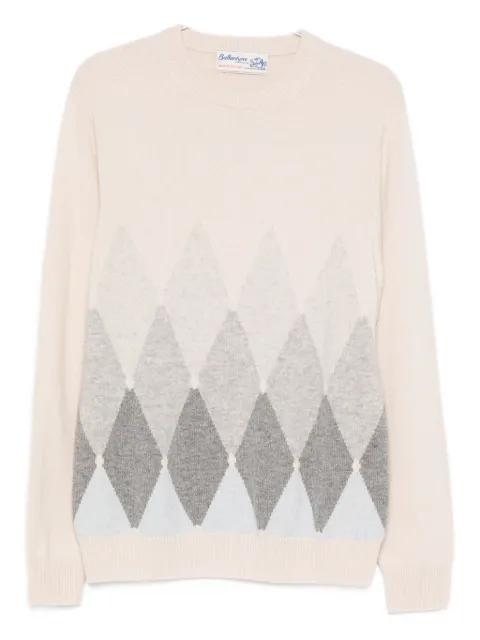argyle-knit crew-neck sweater by BALLANTYNE