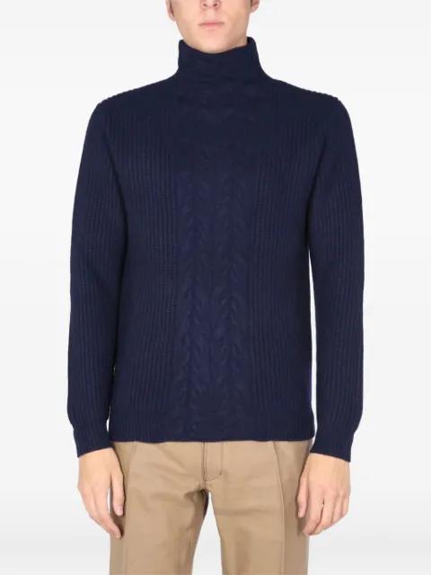 cable-knit turtleneck sweater by BALLANTYNE