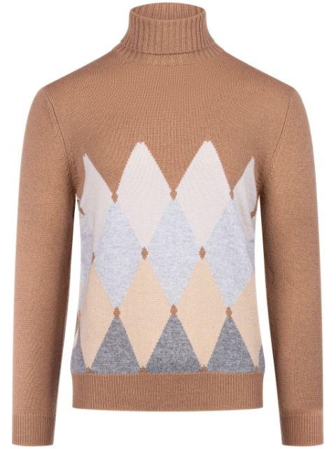 diamond-pattern sweater by BALLANTYNE