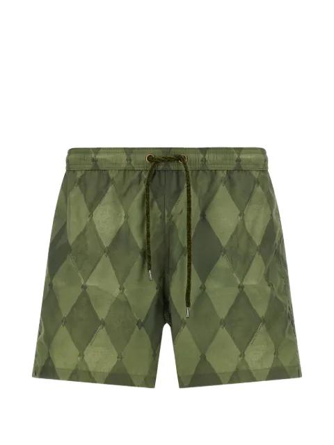 diamond-pattern swim shorts by BALLANTYNE