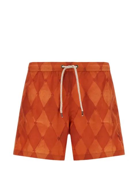 diamond-pattern swim shorts by BALLANTYNE