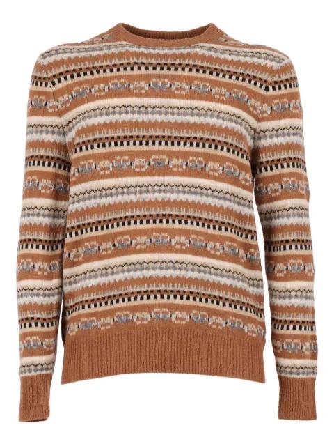 fairisle crew-neck sweater by BALLANTYNE