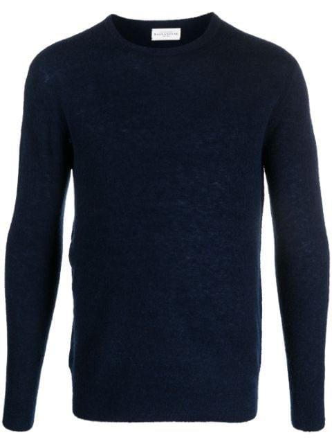 long-sleeve wool-blend jumper by BALLANTYNE