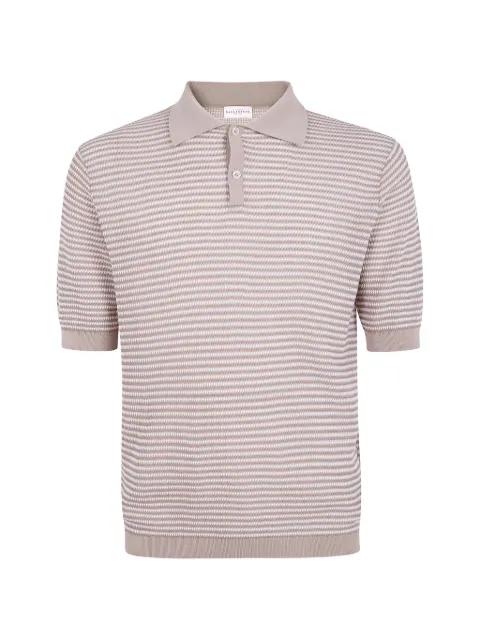 striped polo shirt by BALLANTYNE