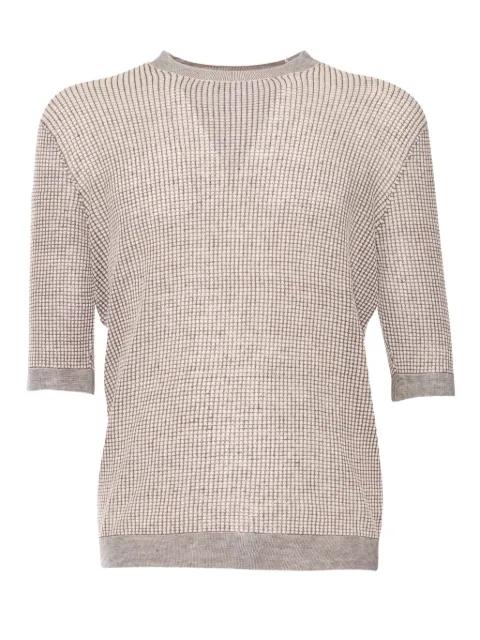 waffle-knit short-sleeved T-shirt by BALLANTYNE
