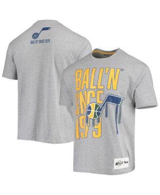 Men's Heather Gray Utah Jazz Since 1979 T-shirt by BALL'N