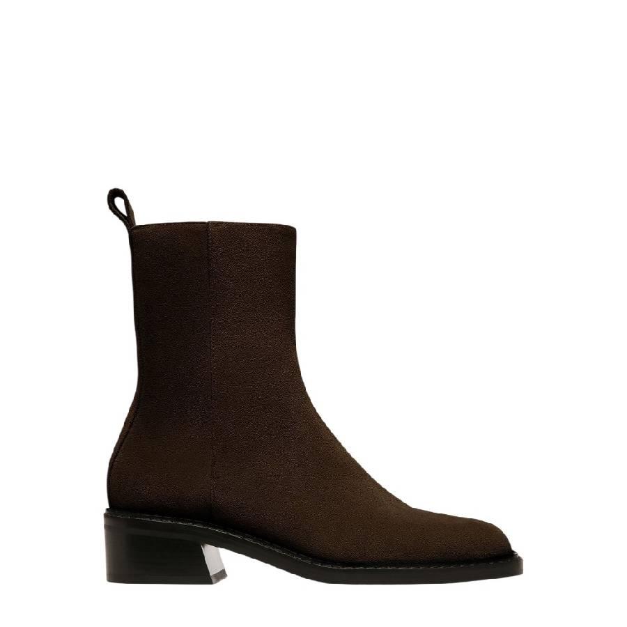 Bally Austine Block Heel Leather Boots by BALLY