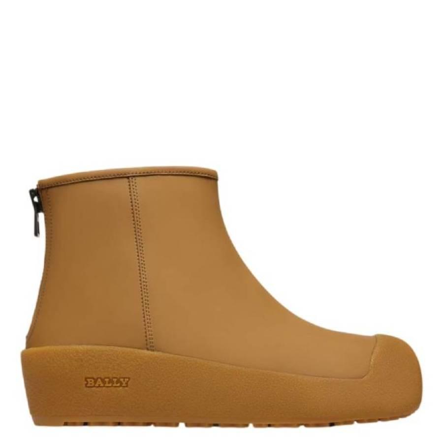 Bally Bernina Rubber Coated Leather Boots by BALLY