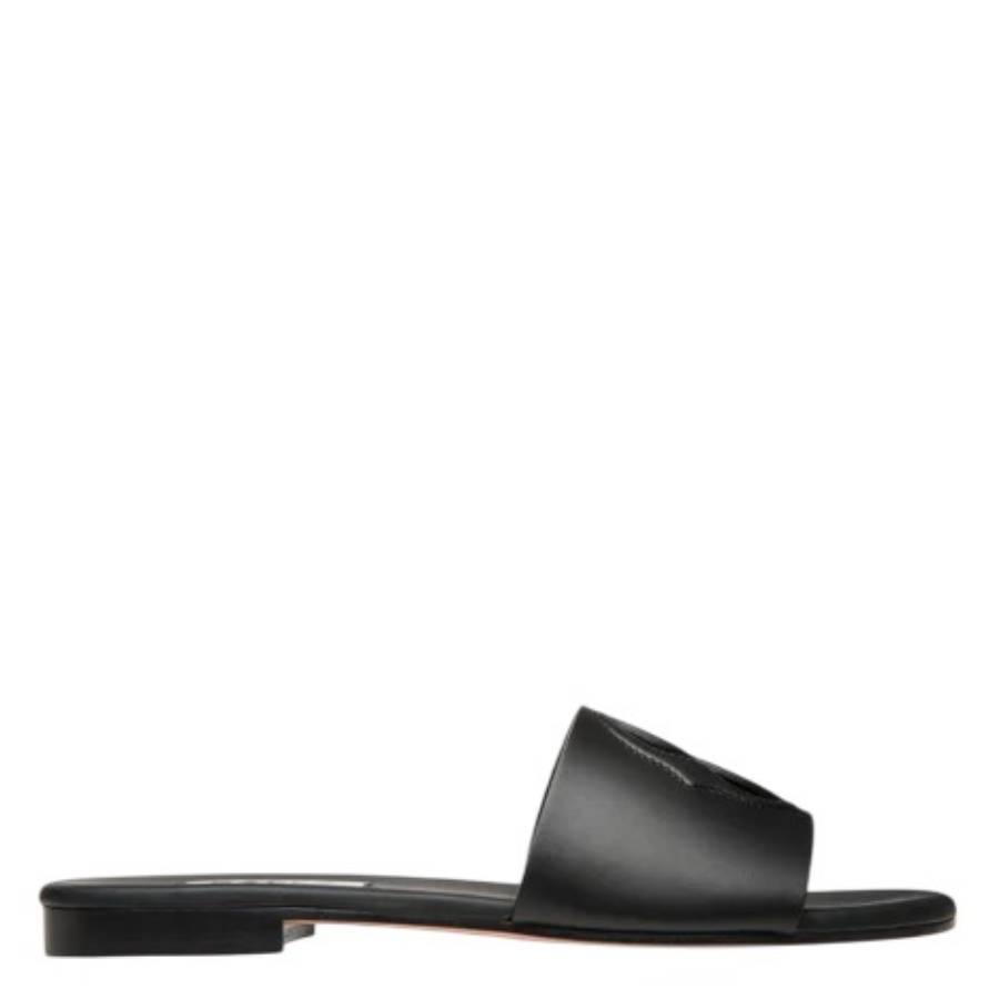 Bally Black Goldie-W Slides by BALLY