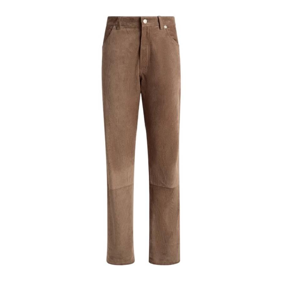 Bally Calf Suede Straight Trousers by BALLY
