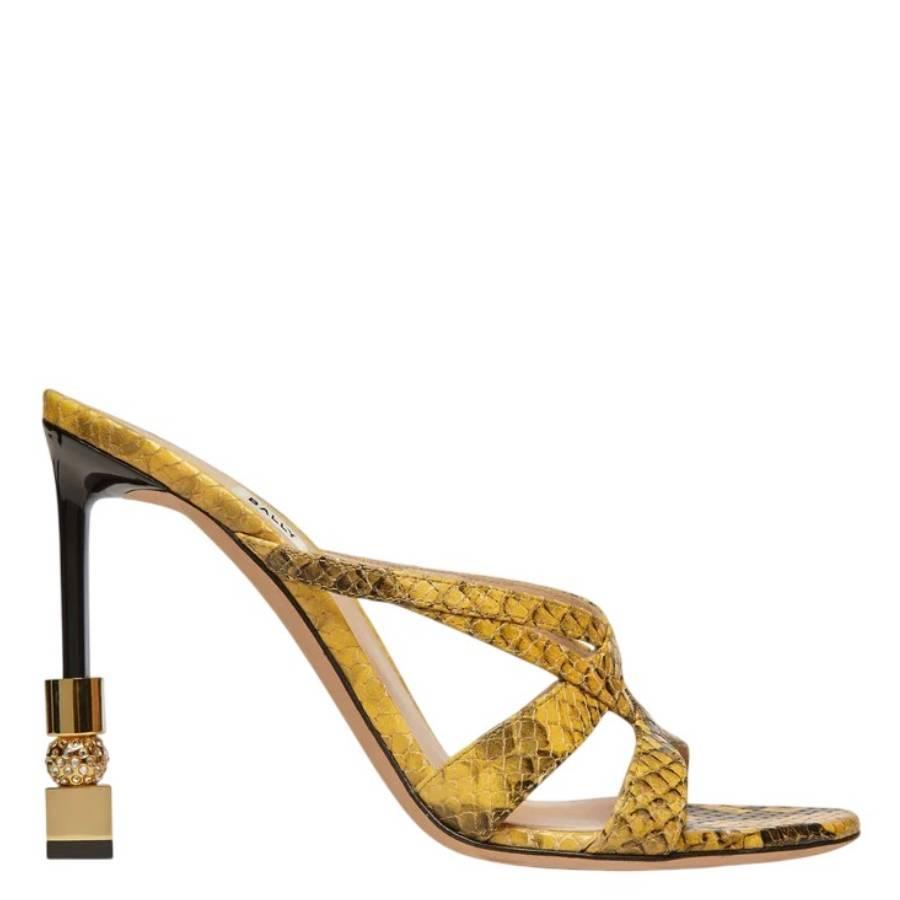 Bally Carolyn 105 Python Print Sandals by BALLY