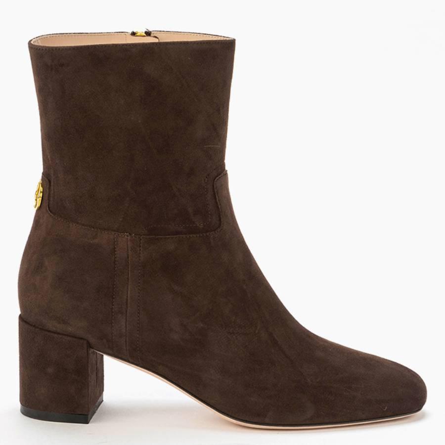 Bally Daily Emblem Otavine Suede Boots by BALLY