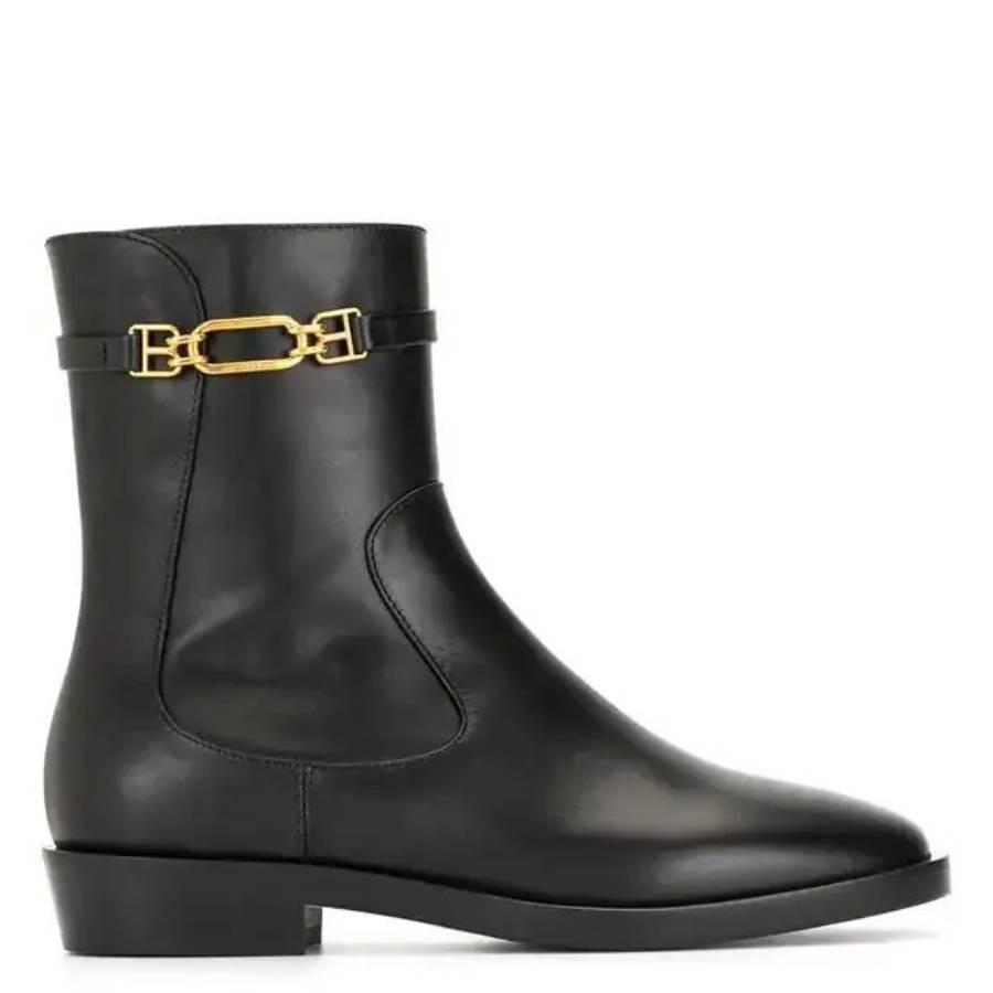 Bally Darcie Dema Leather Ankle Boots by BALLY
