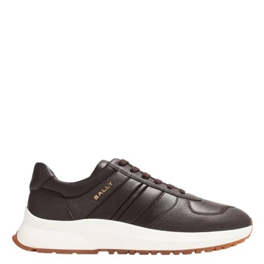 Bally Darsyl Grained Leather Low-Top Sneakers by BALLY