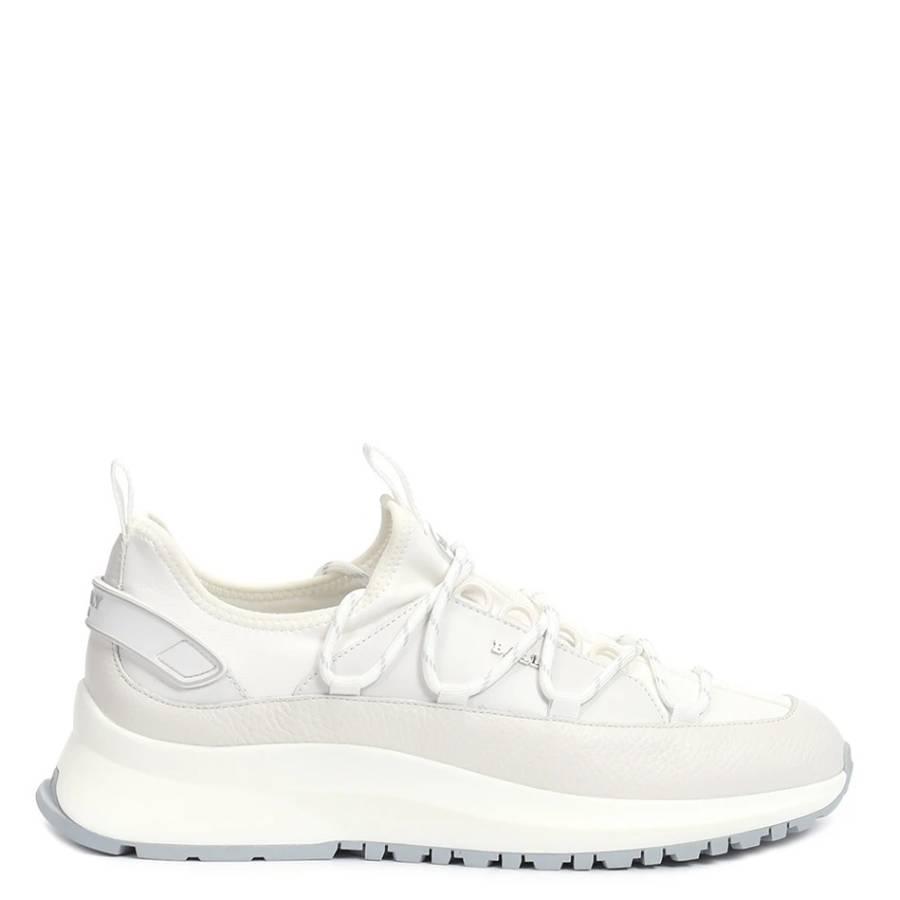 Bally Delys White Leather Sneakers by BALLY