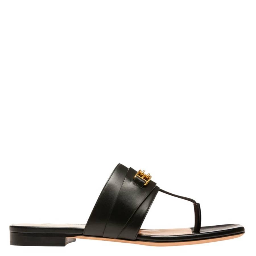Bally Dorely Leather Flat Sandals by BALLY