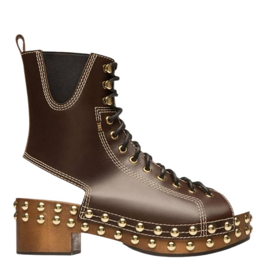 Bally Elena Studded Leather Sandals by BALLY