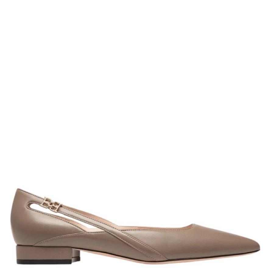 Bally Elsa Leather Ballerina Flats by BALLY