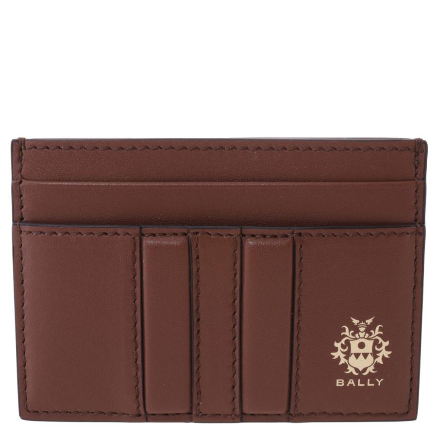 Bally Embossed Logo Leather Card Case by BALLY