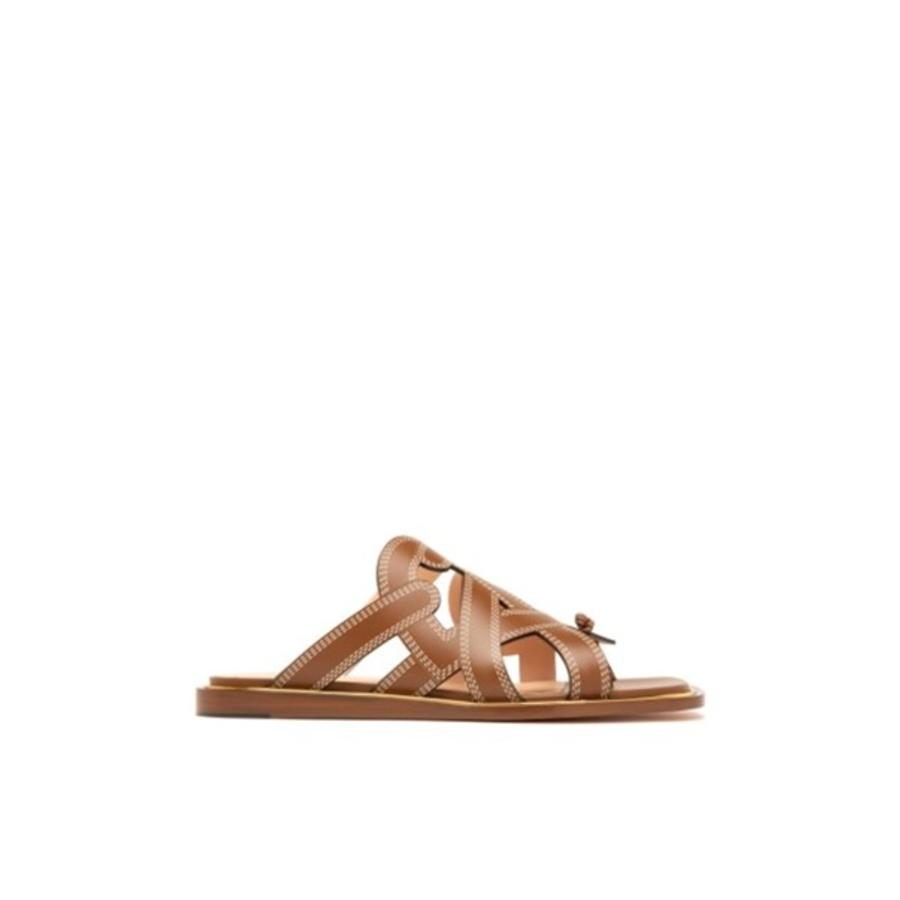 Bally Glada Leather Flat Sandals by BALLY