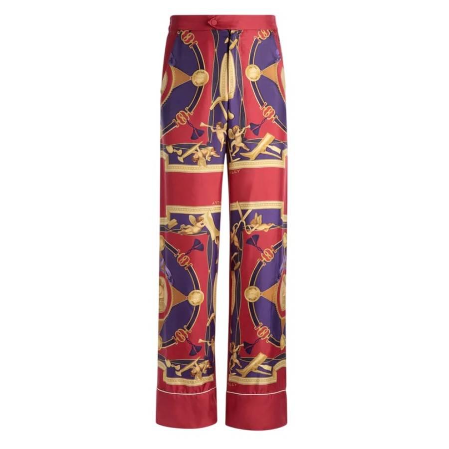 Bally Graphic-Print Wide Leg Trousers by BALLY