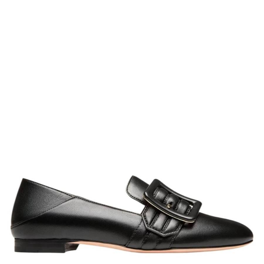 Bally Janelle Buckle Leather Loafers by BALLY