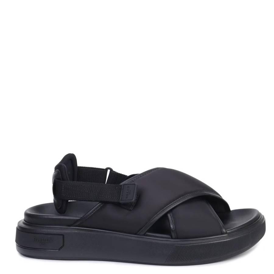 Bally Jodye Crossover-Straps Flat Sandals by BALLY