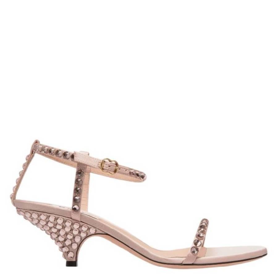 Bally Katy Crystal Embellished Heeled Sandals by BALLY
