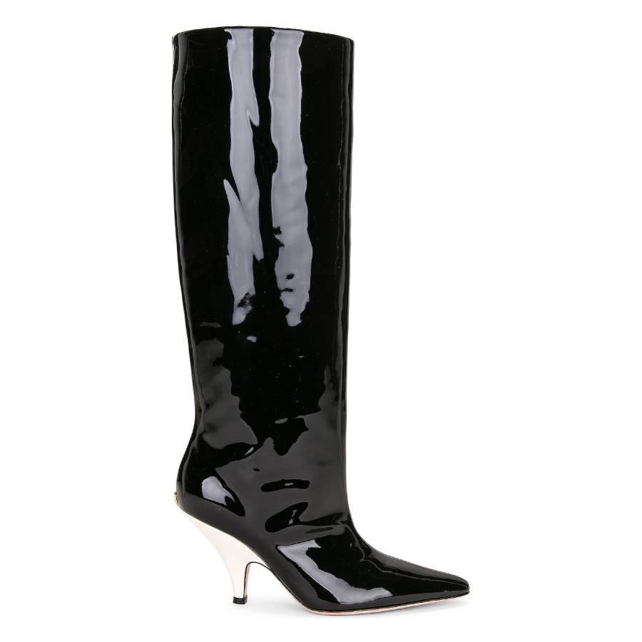 Bally Katy Patent Leather Long Boots by BALLY