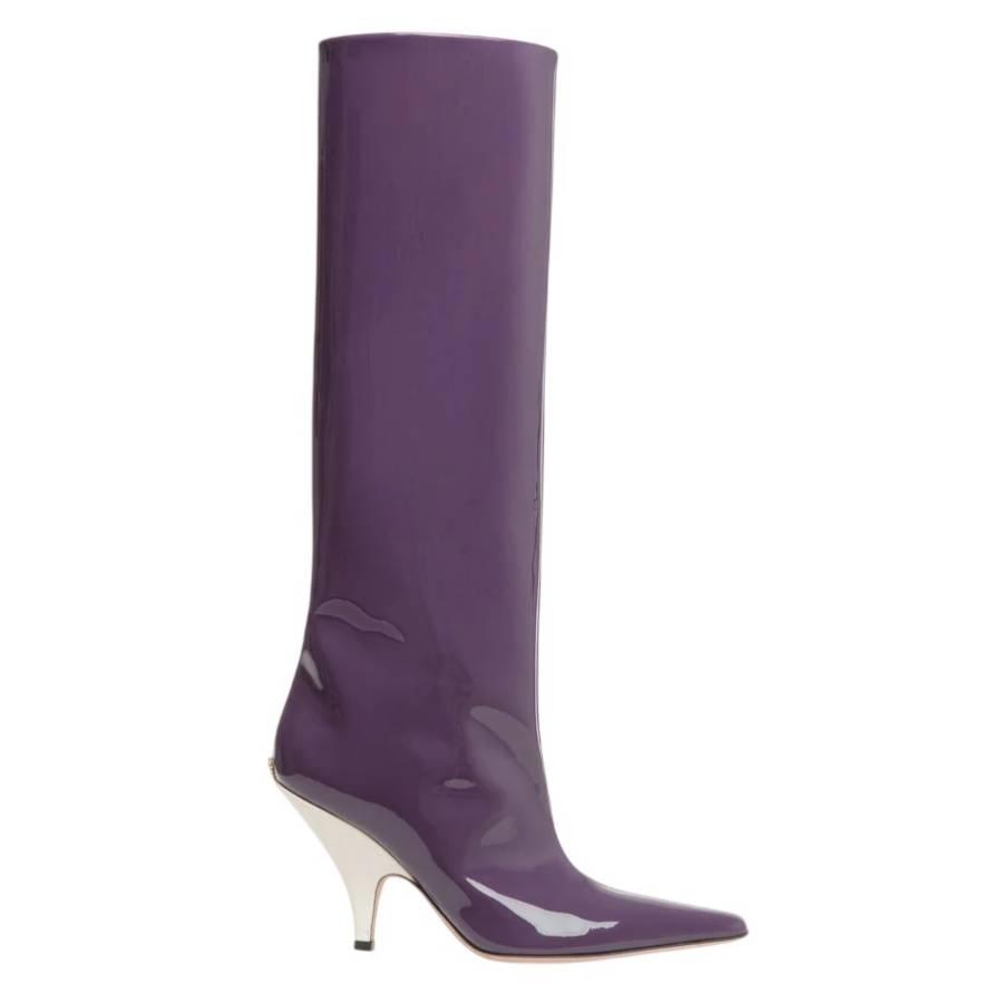 Bally Katy Patent Leather Long Boots by BALLY