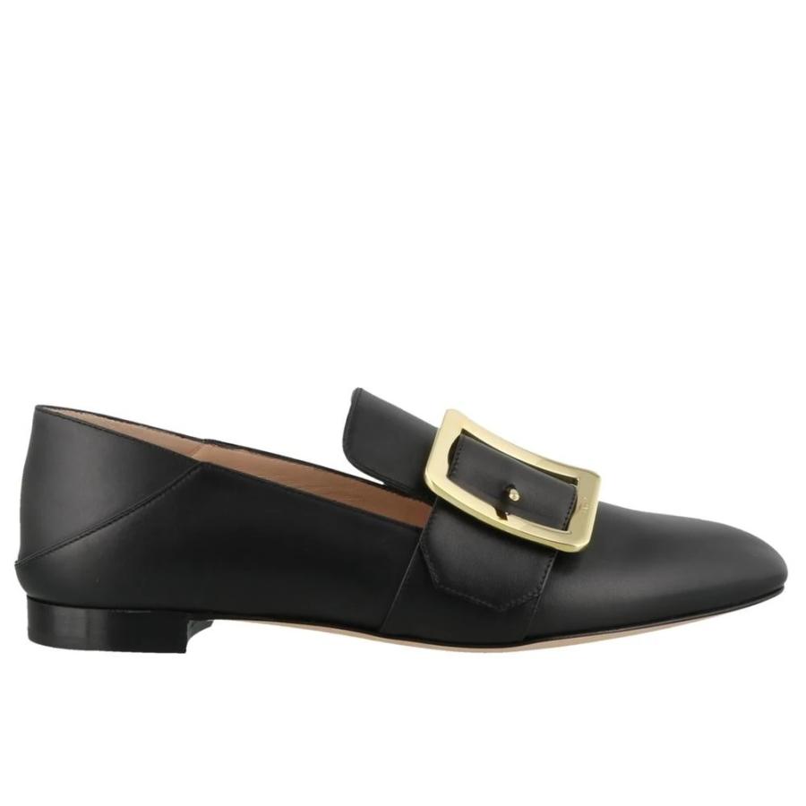 Bally Ladies Janelle Black Leather Loafers by BALLY