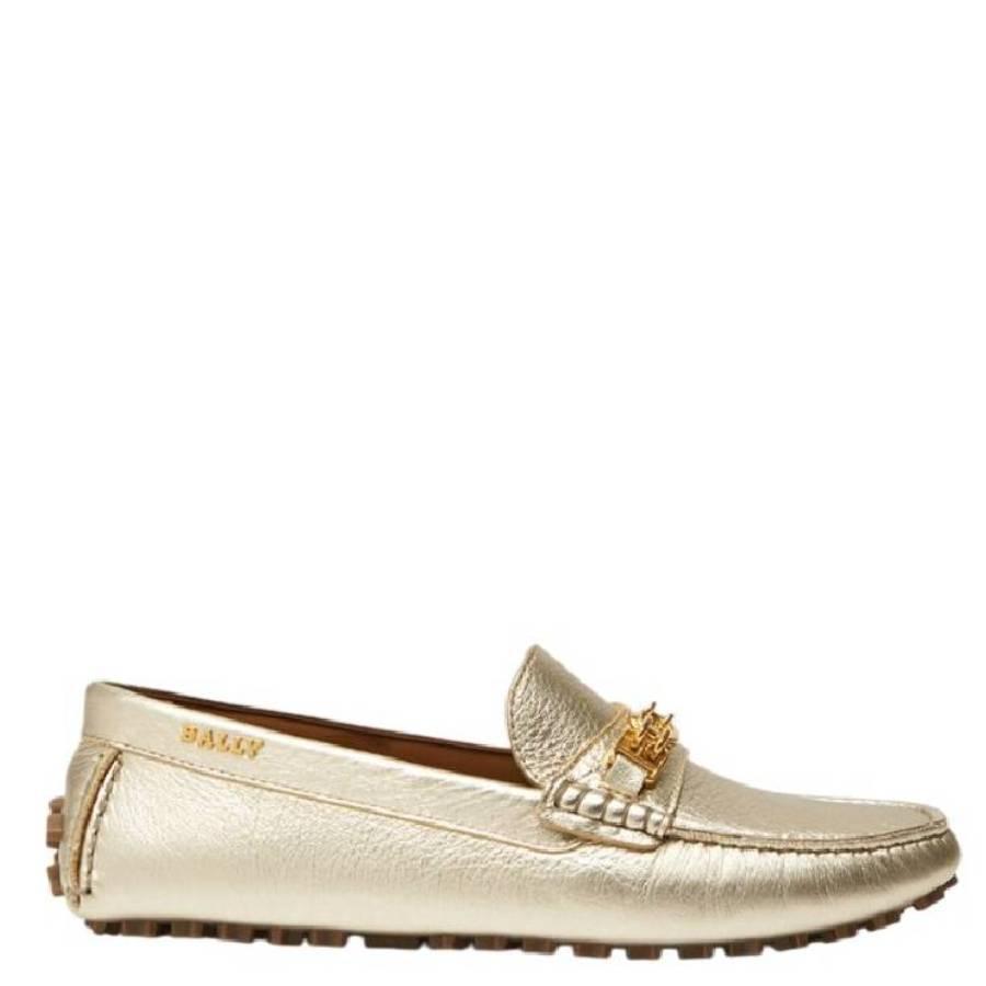 Bally Lezy 1851 Emblem Leather Drivers by BALLY