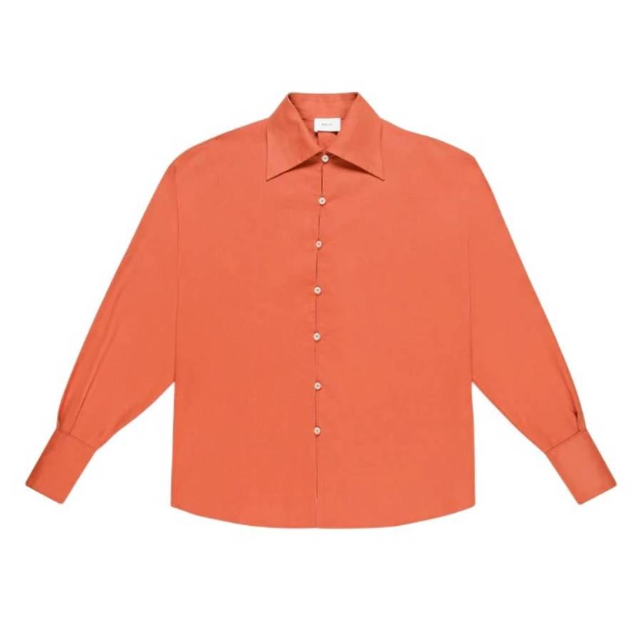Bally Long-Sleeved Relaxed Linen-Blend Shirt by BALLY