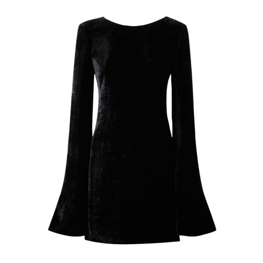 Bally Long-Sleeved Velvet Mini Dress by BALLY