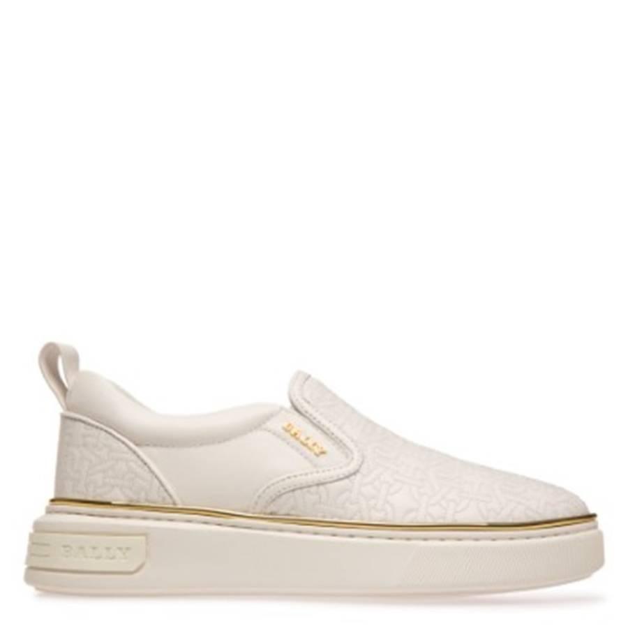 Bally Mardy Monogram Quilted Leather Sneakers by BALLY