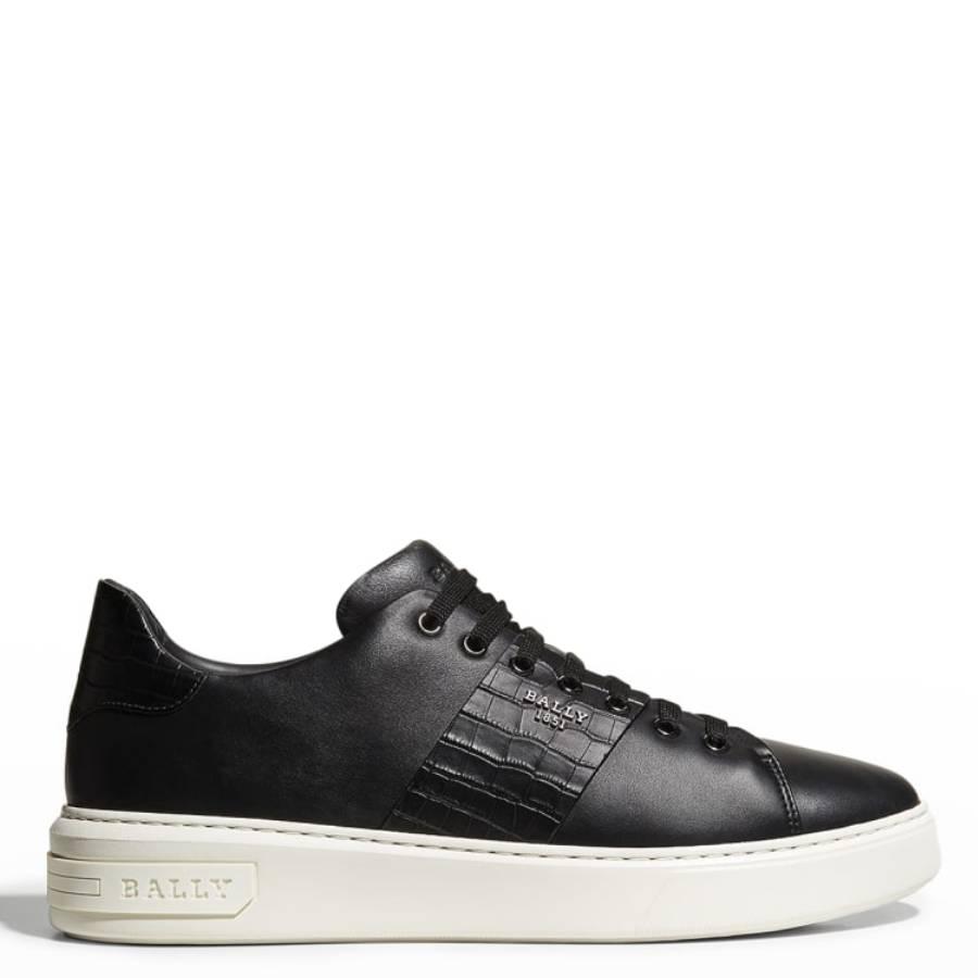 Bally Mattye Leather Low-Top Sneakers by BALLY