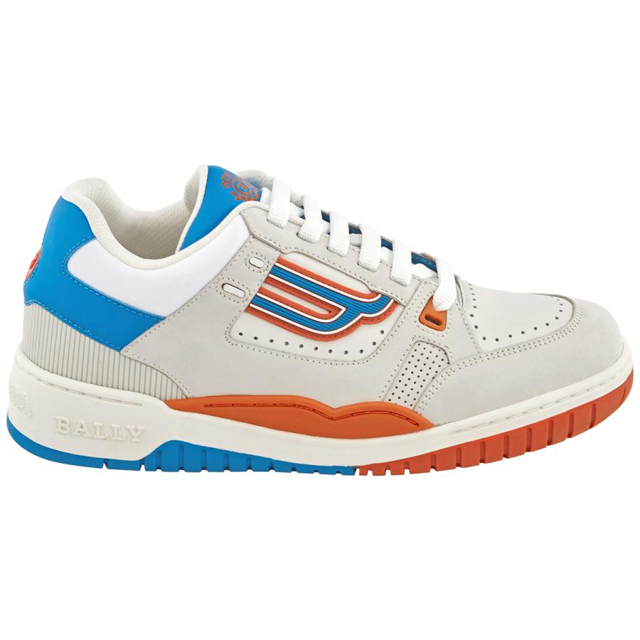 Bally Mens Kuba Logo Patch Low-top Sneakers In White by BALLY