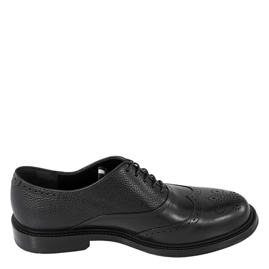 Bally Mens Nixor Black Lace-up Oxfords Shoes by BALLY