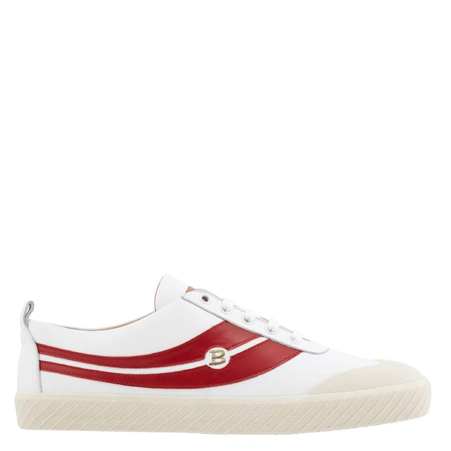 Bally Mens Smake White Leather Low-top Sneakers by BALLY