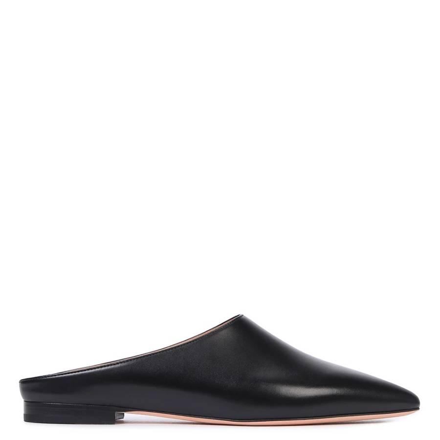 Bally Nara Leather Flat Pumps In Black by BALLY