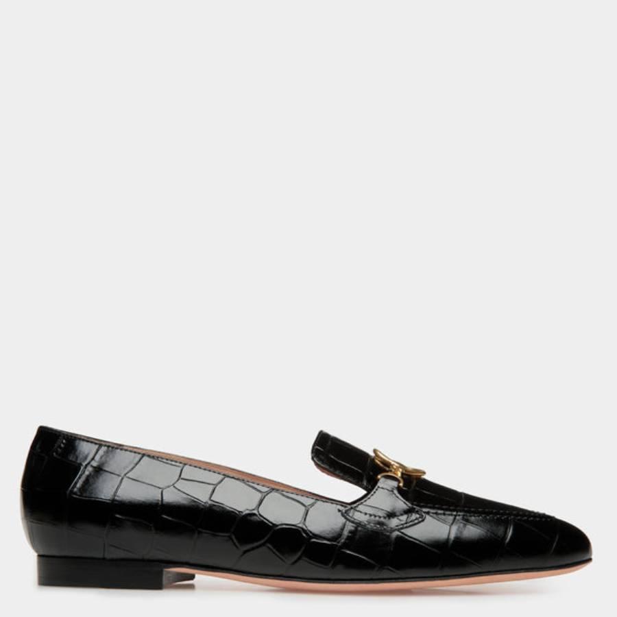 Bally Obrien Croc-Embossed Leather Loafers by BALLY