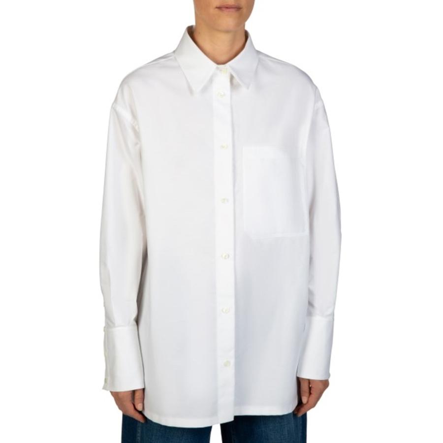 Bally Oversized White Button-Down Shirt by BALLY