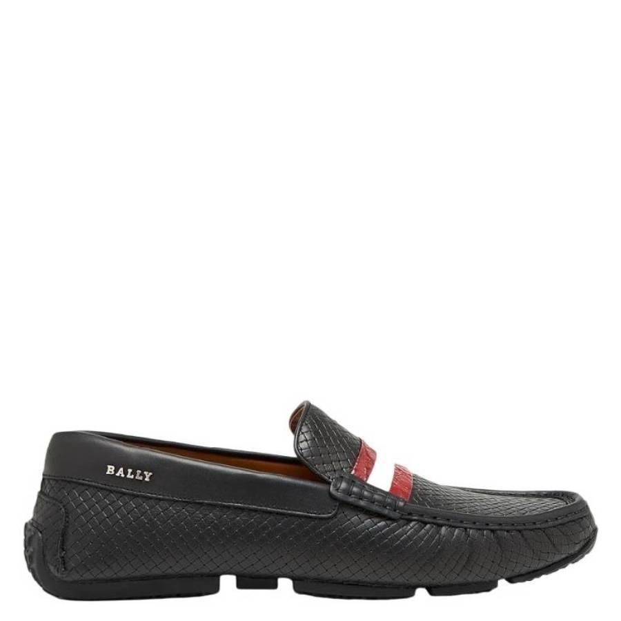 Bally Pacos Stripe Detail Leather Drivers by BALLY
