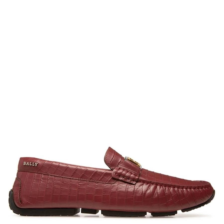 Bally Palan Embossed Leather Loafers by BALLY